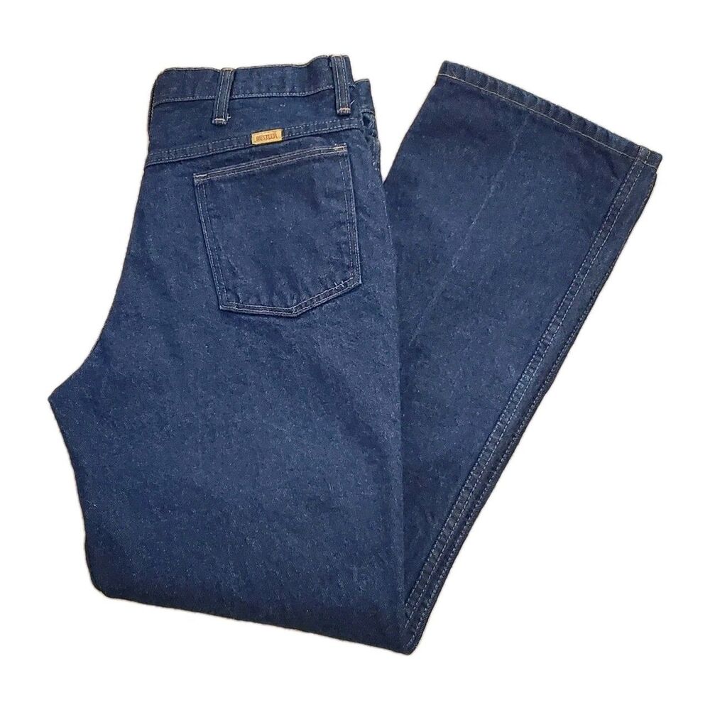 Vintage Rustler By Wrangler 87620 Boot Jeans 36x32